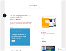 Tablet Screenshot of analisereal.com